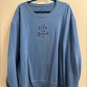 life is good sweatshirt